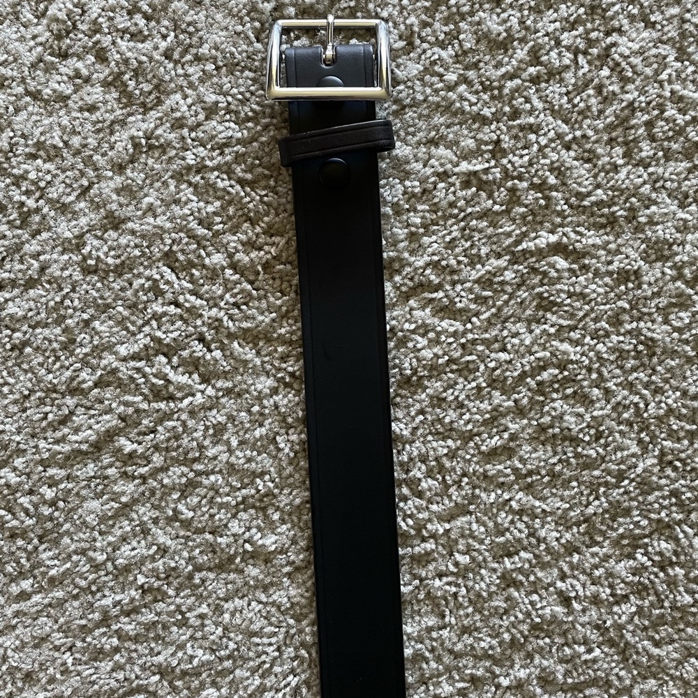 Boston Leather, black belt. This belt have never been used.